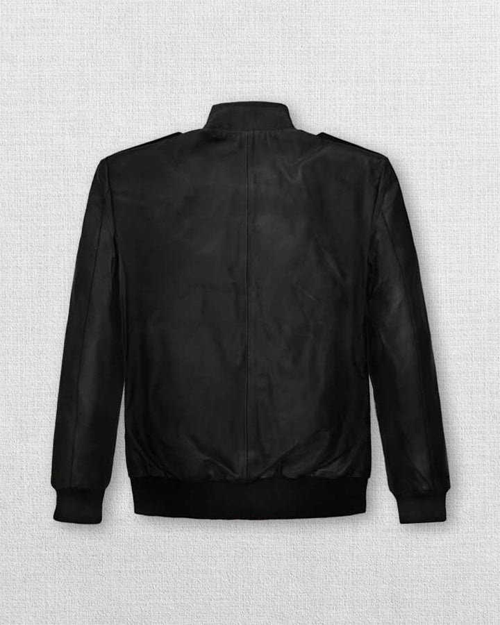 Stylish leather jacket worn by Paul Rudd in The Shrink Next Door