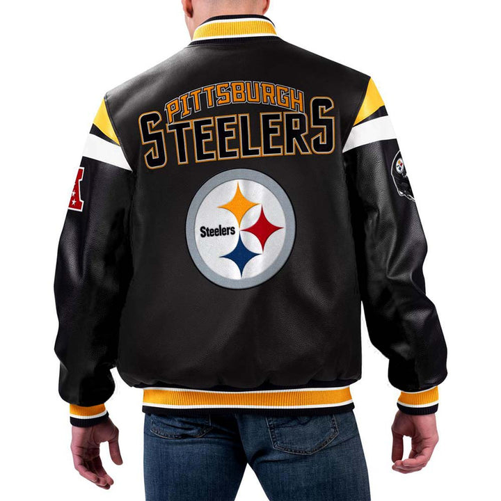 NFL Pittsburgh Steelers leather jacket in USA