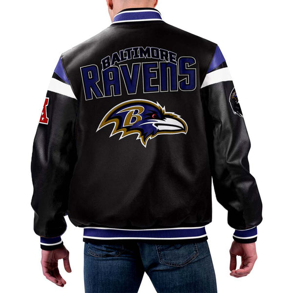 NFL Baltimore Ravens leather jacket in USA