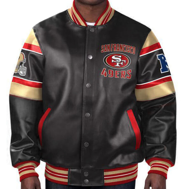 San Francisco 49ers leather jacket in USA