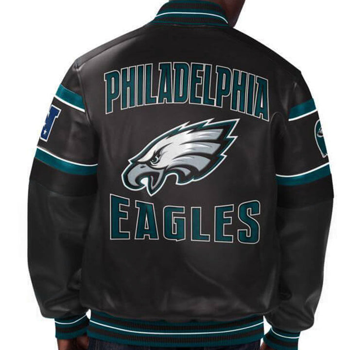 National Football League Philadelphia Eagles leather jacket for men and women