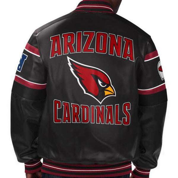 NFL Arizona Cardinals Multicolor Leather Jacket