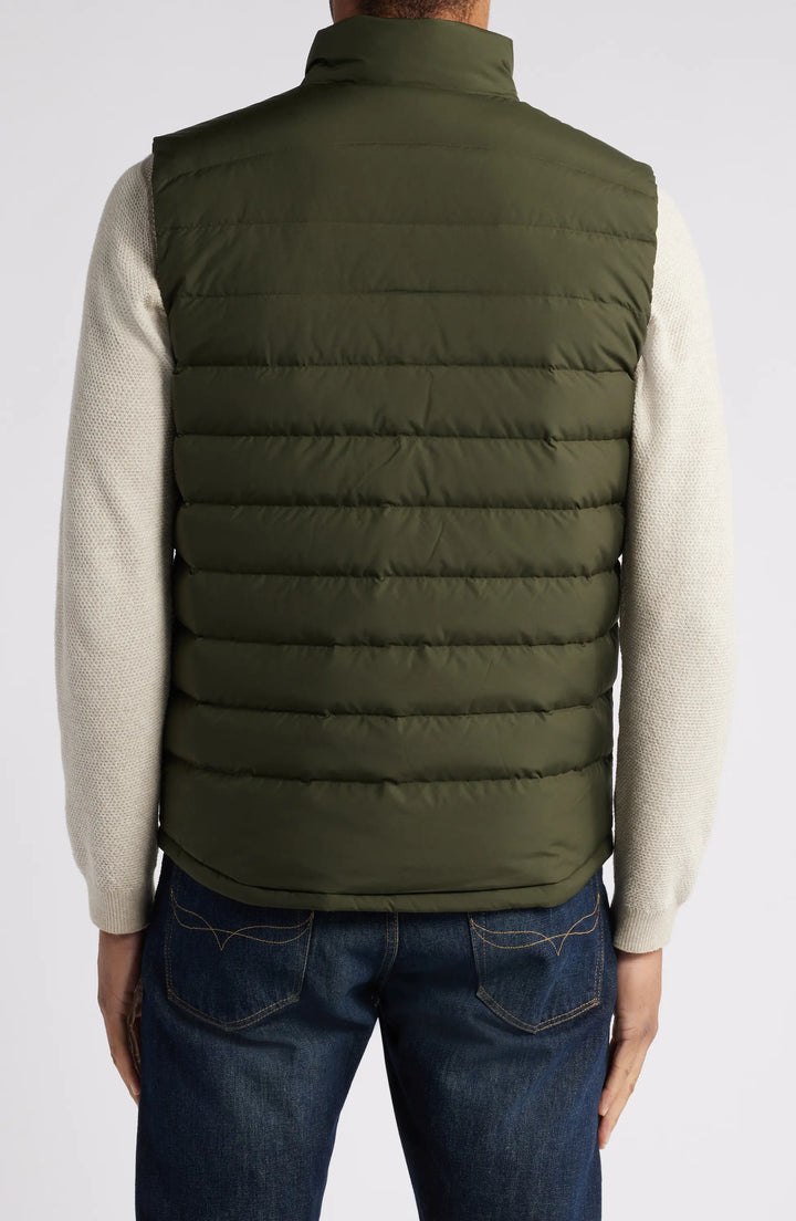 Stylish water-resistant down vest from Greenland collection in American Style