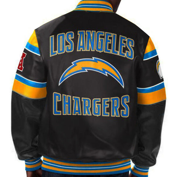 NFL Los Angeles Chargers Multicolor Leather Jacket by TP