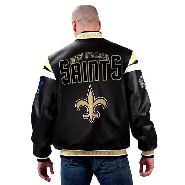 NFL New Orleans Saints leather jacket in USA