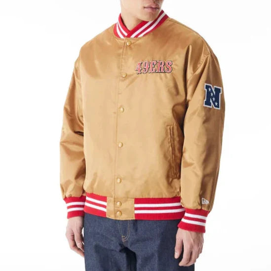 Authentic San Francisco 49ers NFL bomber jacket in United state market