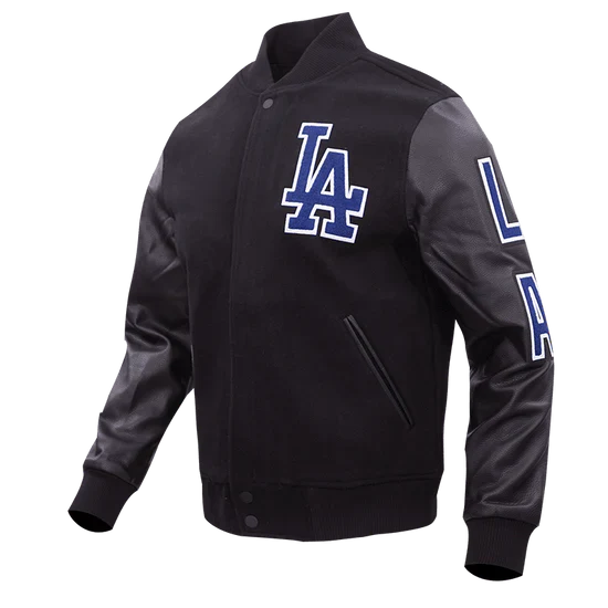 MLB Los Angeles Dodgers wool varsity jacket, men’s classic style in USA