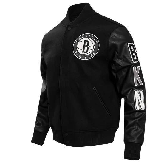 Brooklyn Nets men’s classic wool varsity jacket n USA