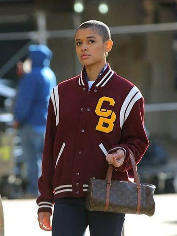 Gossip Girl Julien Calloway high school style varsity jacket in USA