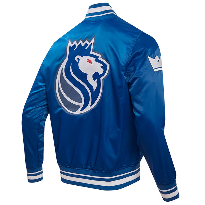 Sacramento Kings 2023-24 City Edition Blue Satin Jacket
