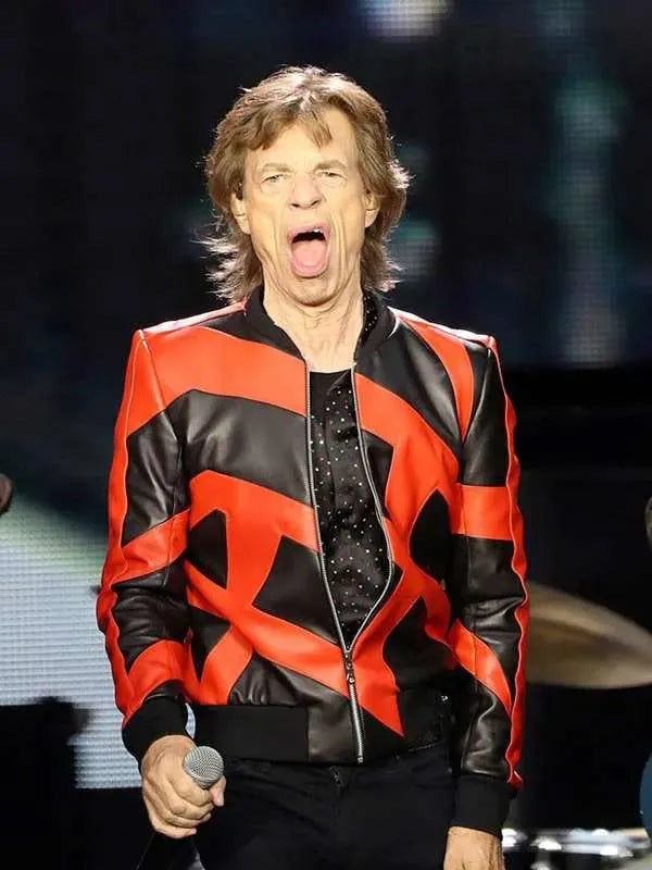 Mick Jagger Liverpool leather jacket from Rolling Stones in USA