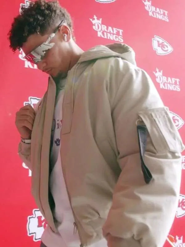 NFL bomber jacket Patrick Mahomes design in USA