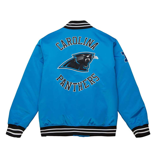 NFL Satin Jacket Carolina Panthers for Men and Women in USA