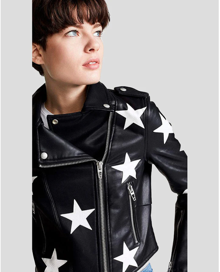 Multi Stars Leather Jacket for Him and Her
