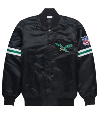 NFL Philadelphia Eagles Satin Jacket for Men and Women