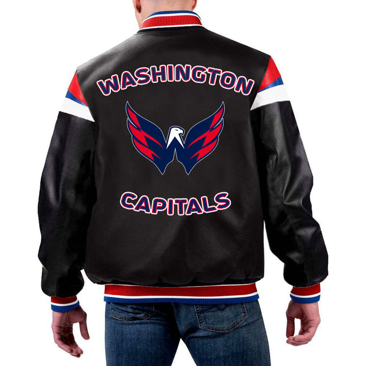 NBA Washington Wizards Leather Jacket by The Pricy in USA