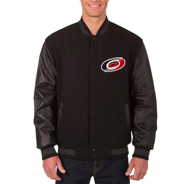 NHL Carolina Hurricanes Wool Jacket Men and Women