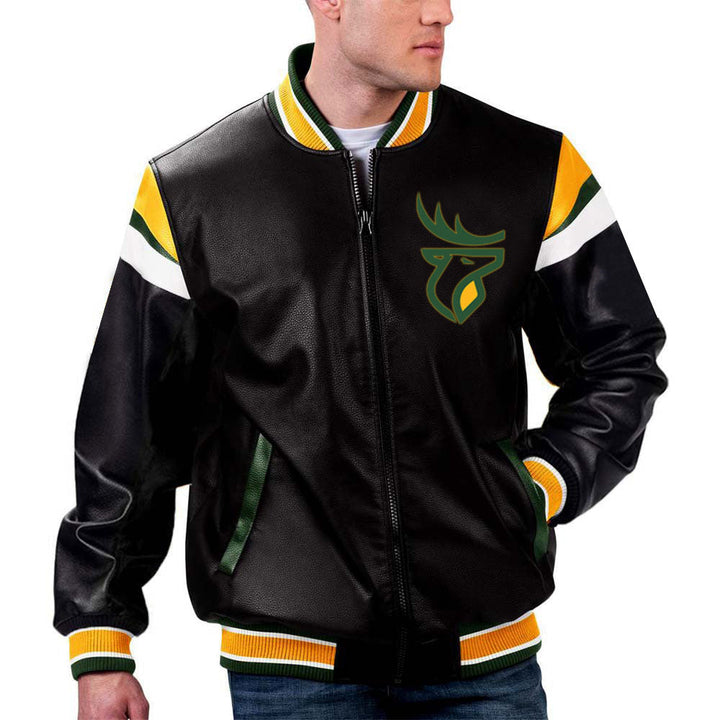 The Pricy CFL Edmonton Elks Jacket in France style