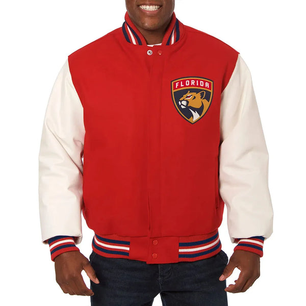 NHL Florida Panthers Wool Jacket Men and Women