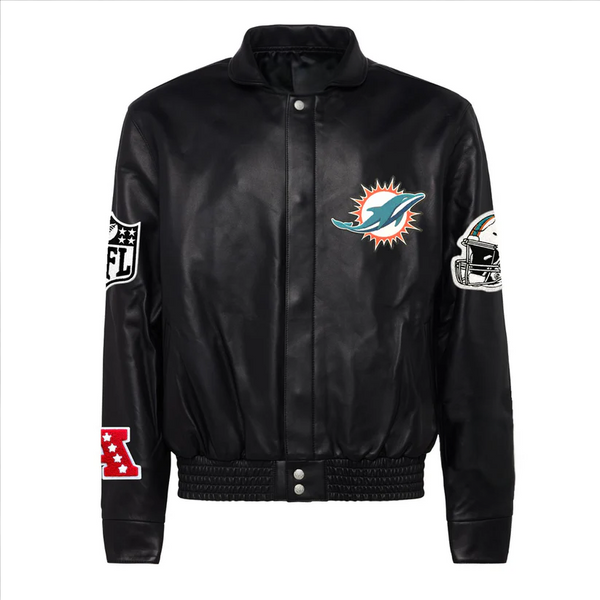 MIAMI DOLPHINS FULL LEATHER JACKET