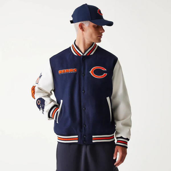 Chicago Bears NFL Navy Varsity Jacket