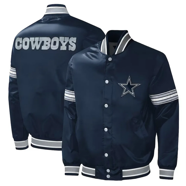 NFL Dallas Cowboys Satin Jacket For Men and Women