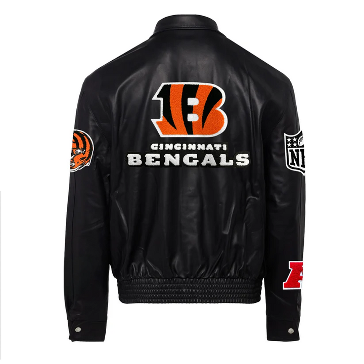 CINCINNATI BENGALS LEATHER JACKET