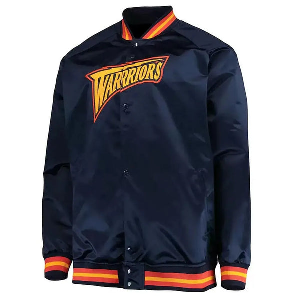 NBA Golden State Warriors Satin Jacket Men and Women