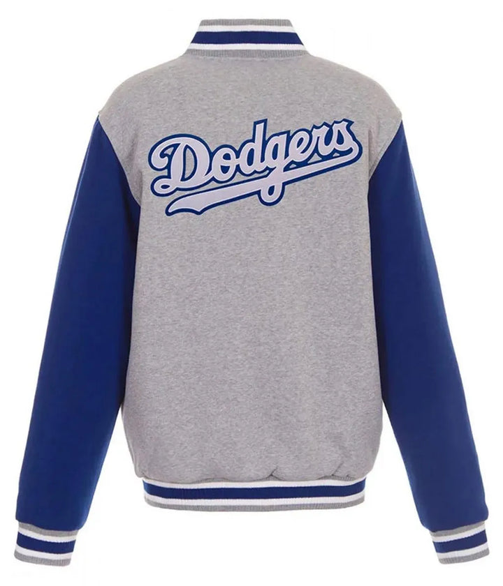 Back View Los Angeles Dodgers Wool Jacket in USA