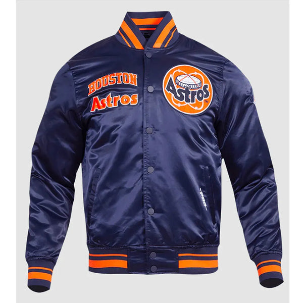 MLB Houston Astros Satin Jacket Men and Women