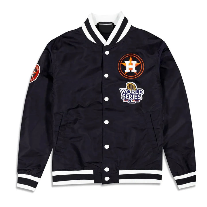 Front View Houston Astros Nylon Jacket: