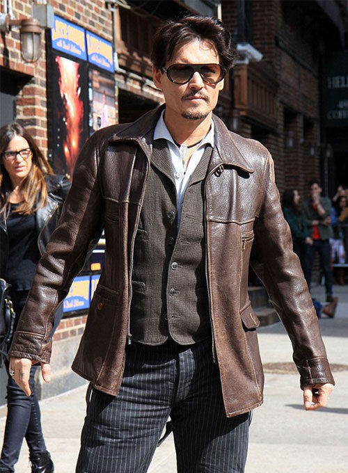 Johnny Depp Leather Jacket