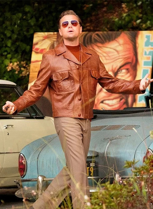 Leonardo DiCaprio leather jacket from Once Upon a Time in Hollywood