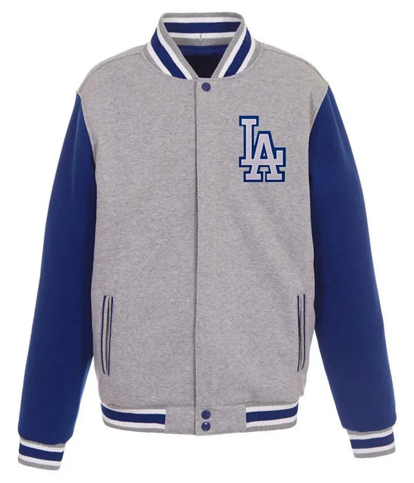 Front View Los Angeles Dodgers Wool Jacket in USA