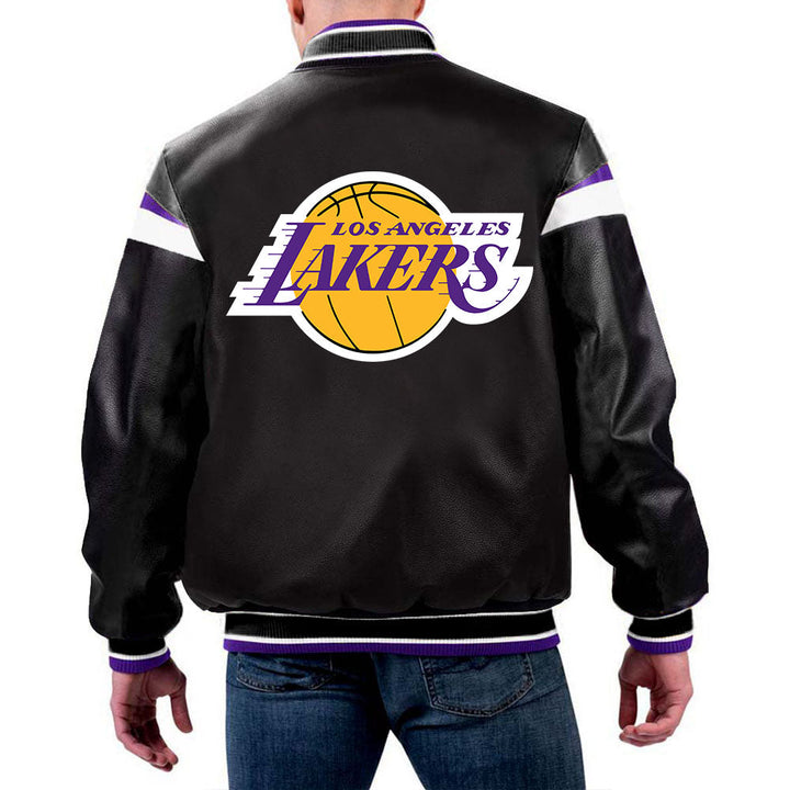 NBA Los Angeles Lakers Leather Jacket for Men and Women in USA