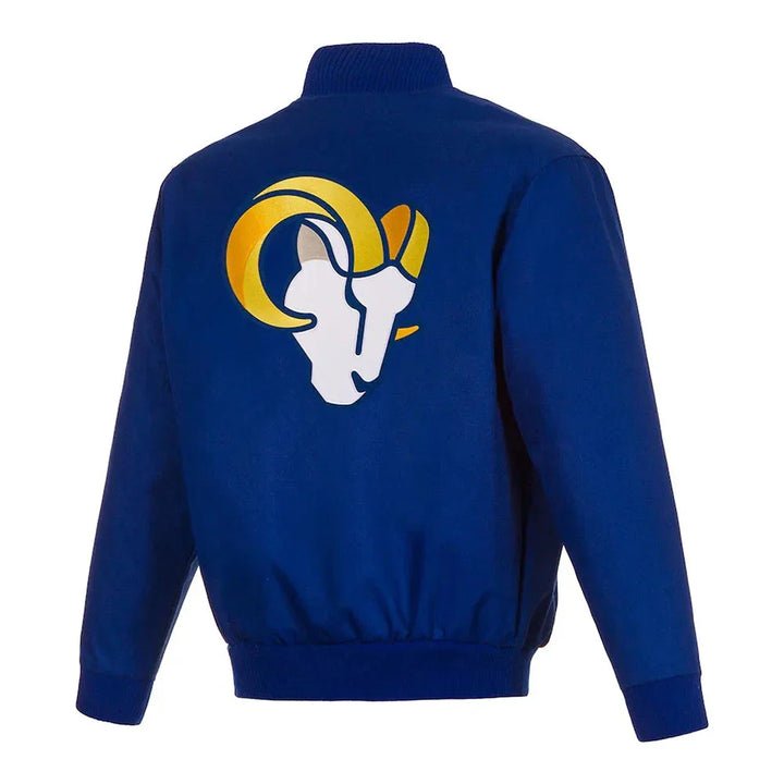 Classic Varsity LA Rams Jacket Featuring Iconic Logo in American style