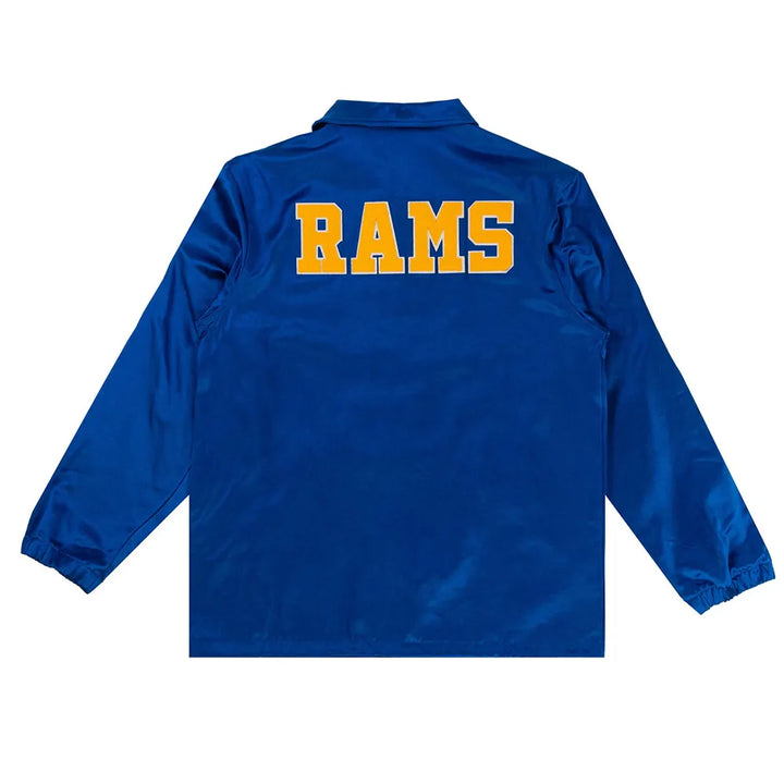 NFL LA Rams Royal Satin Windbreaker
