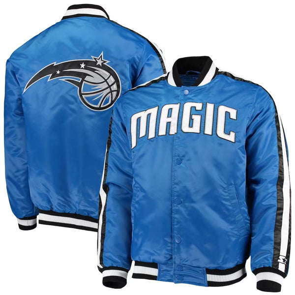 NBA Men's Orlando Magic Starter Blue The Offensive Varsity Jacket