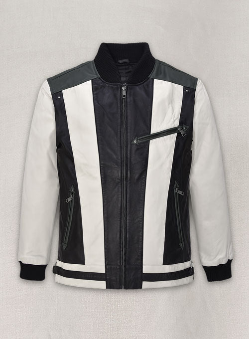 Matthew Broderick Ferris Bueller's Day Off White and Black Jacket