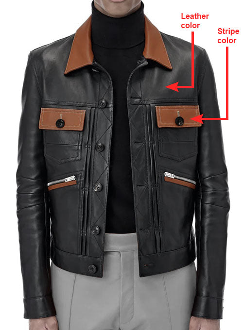 Michael Rainey Leather Jacket Front