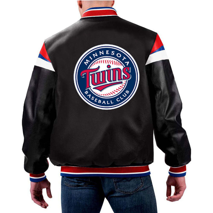 MLB Minnesota Twins leather jacket in USA