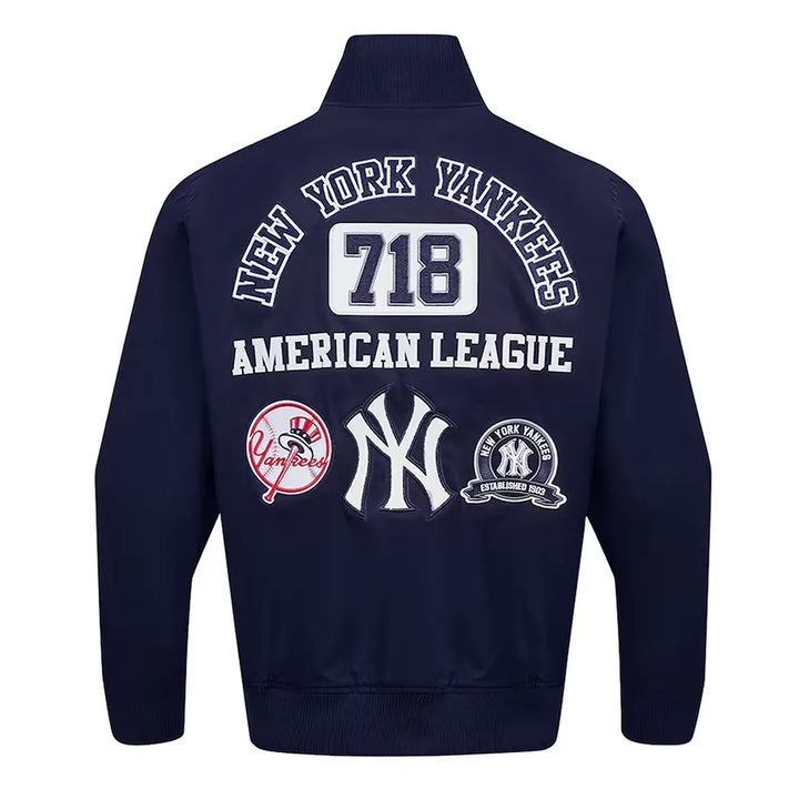 Comfortable New York Yankees Navy Jacket for Game Day in USA