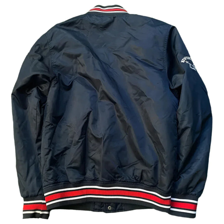 Essential Gear: New York Yankees Baseball Blue Satin Jacket in USA