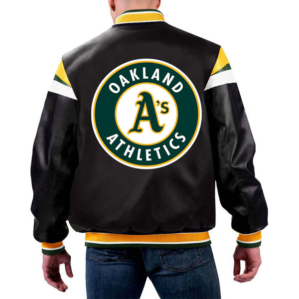 MLB Oakland Athletics leather jacket in USA