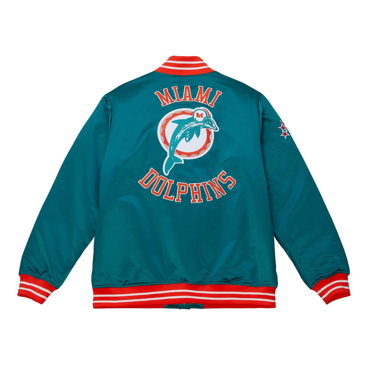 Miami Dolphins NFL Satin Jacket for Fans in American Market