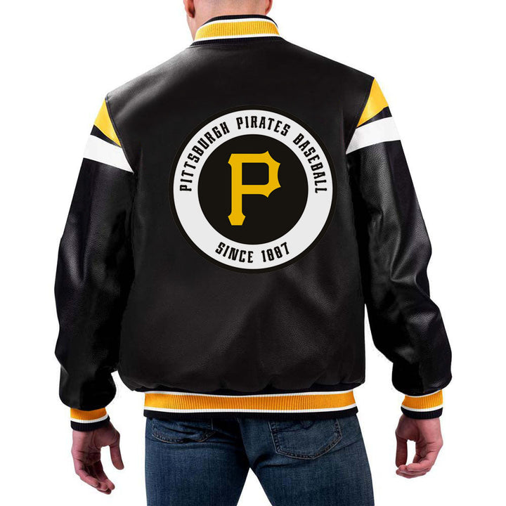 MLB Pittsburgh Pirates leather jacket in USA