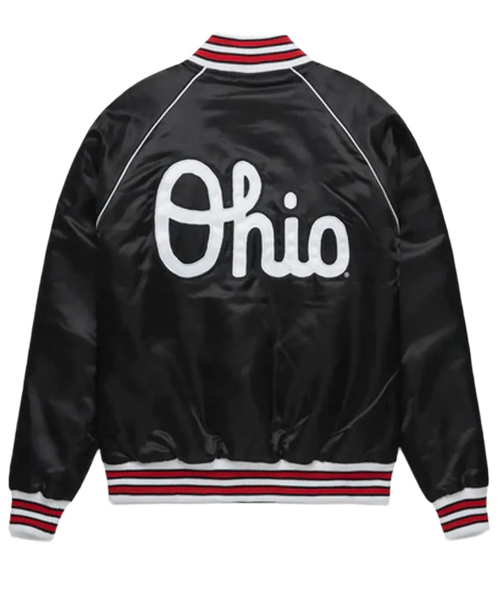 Ohio State Buckeyes Satin Jacket in Team Colors in USA