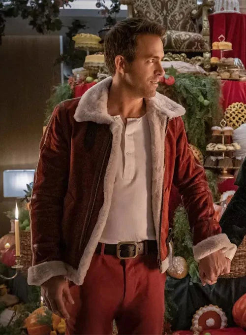 Ryan Reynolds Spirited Leather Jacket in USA market