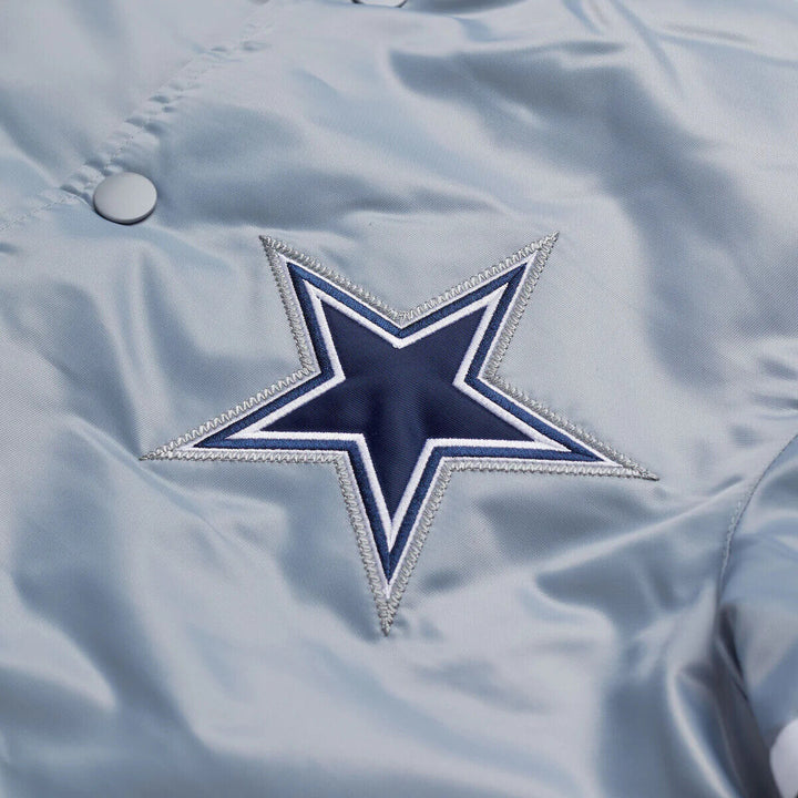 National Football League Dallas Cowboys satin bomber jacket in USA market