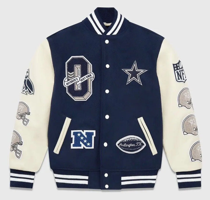 National Football League Dallas Cowboys leather jacket for men and women